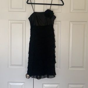 Homecoming dress Black Flower